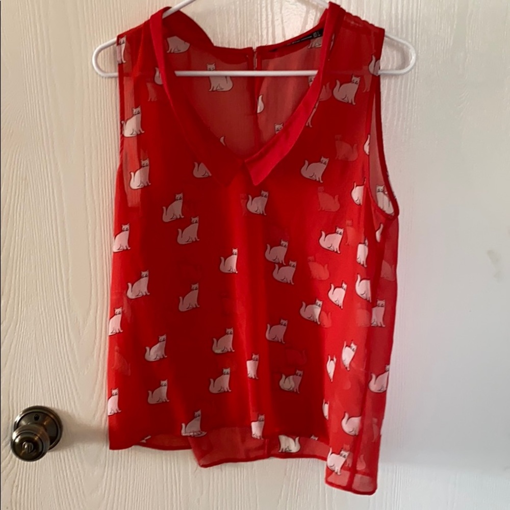 Zara Cat top